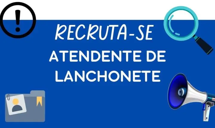 Atendente de Lanchonete